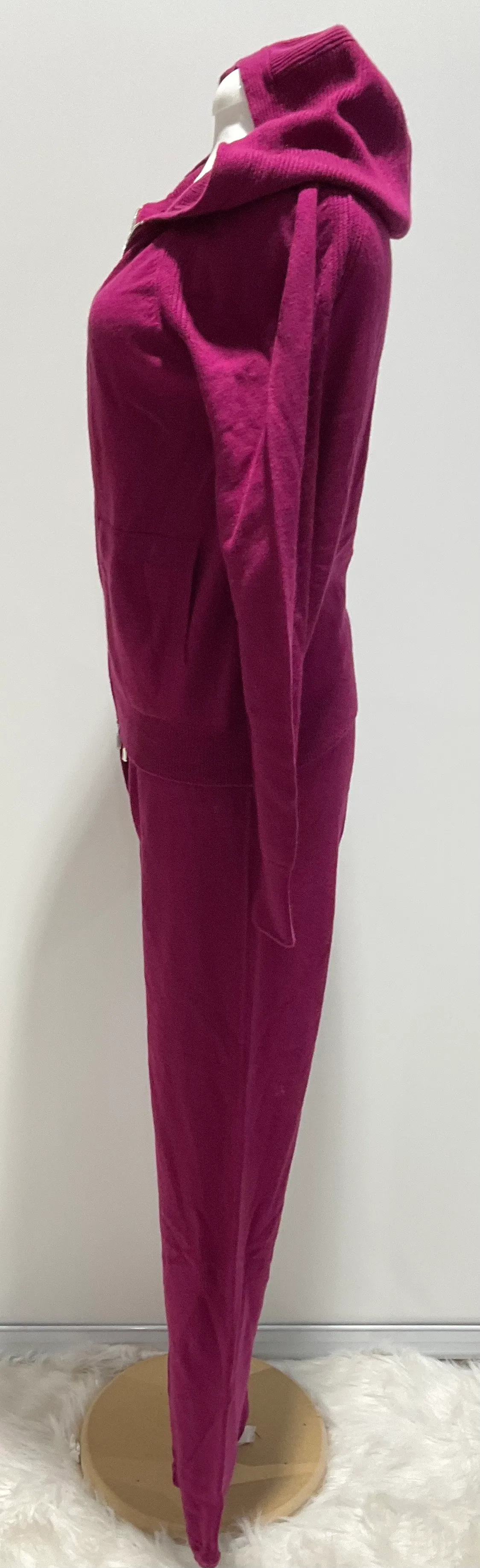 Loro Piana Fuchsia Ribbed Two-Piece Set