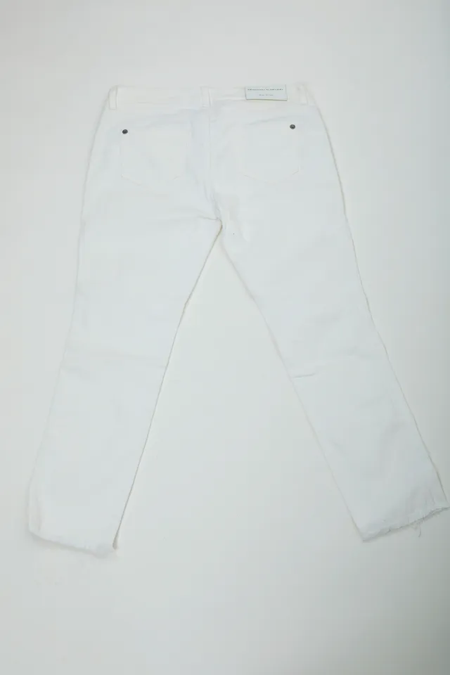 Ermanno Scervino White Embellished Jeans