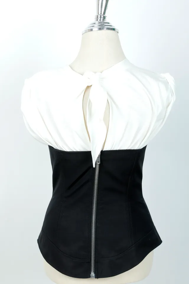 Alexander Wang White Satin Top