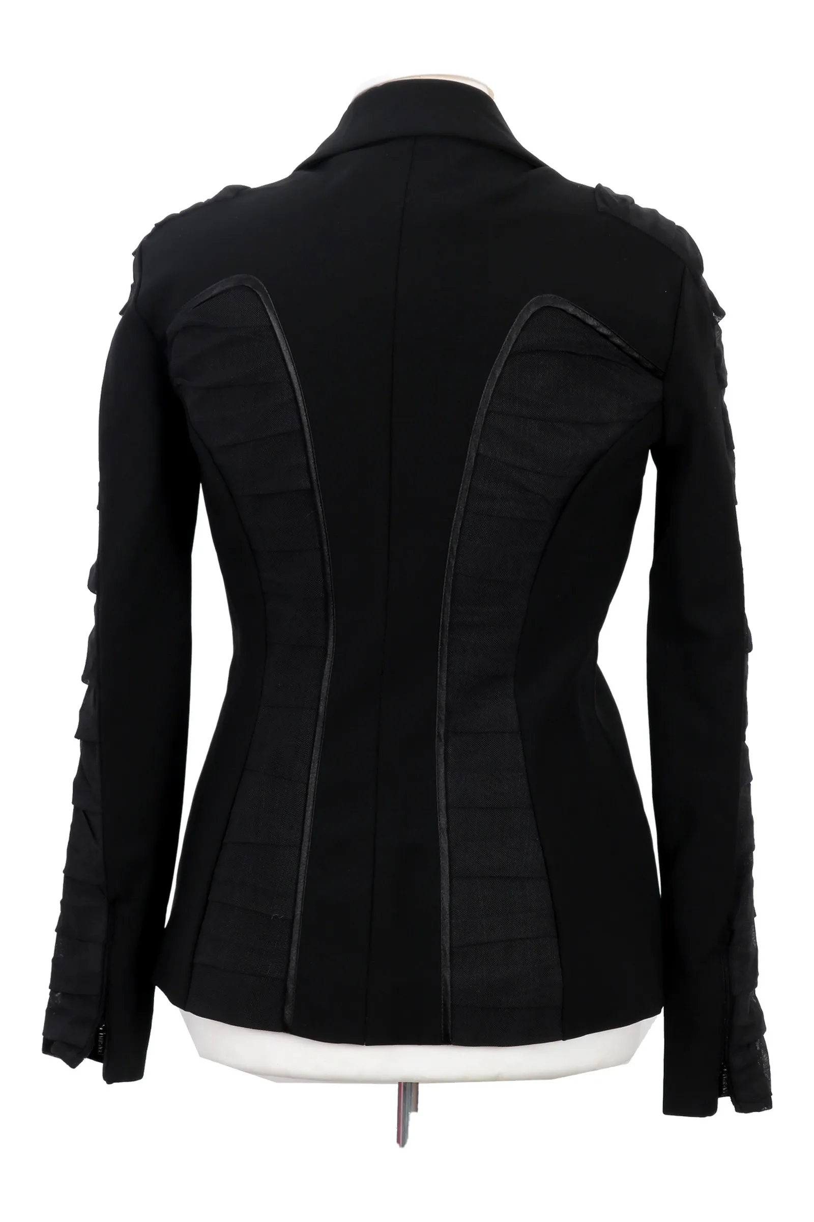 Versace Black Ribbed Jacket