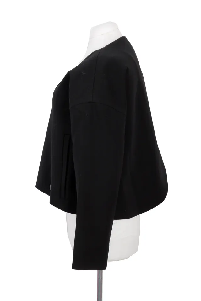 Balenciaga Black Cotton Jacket