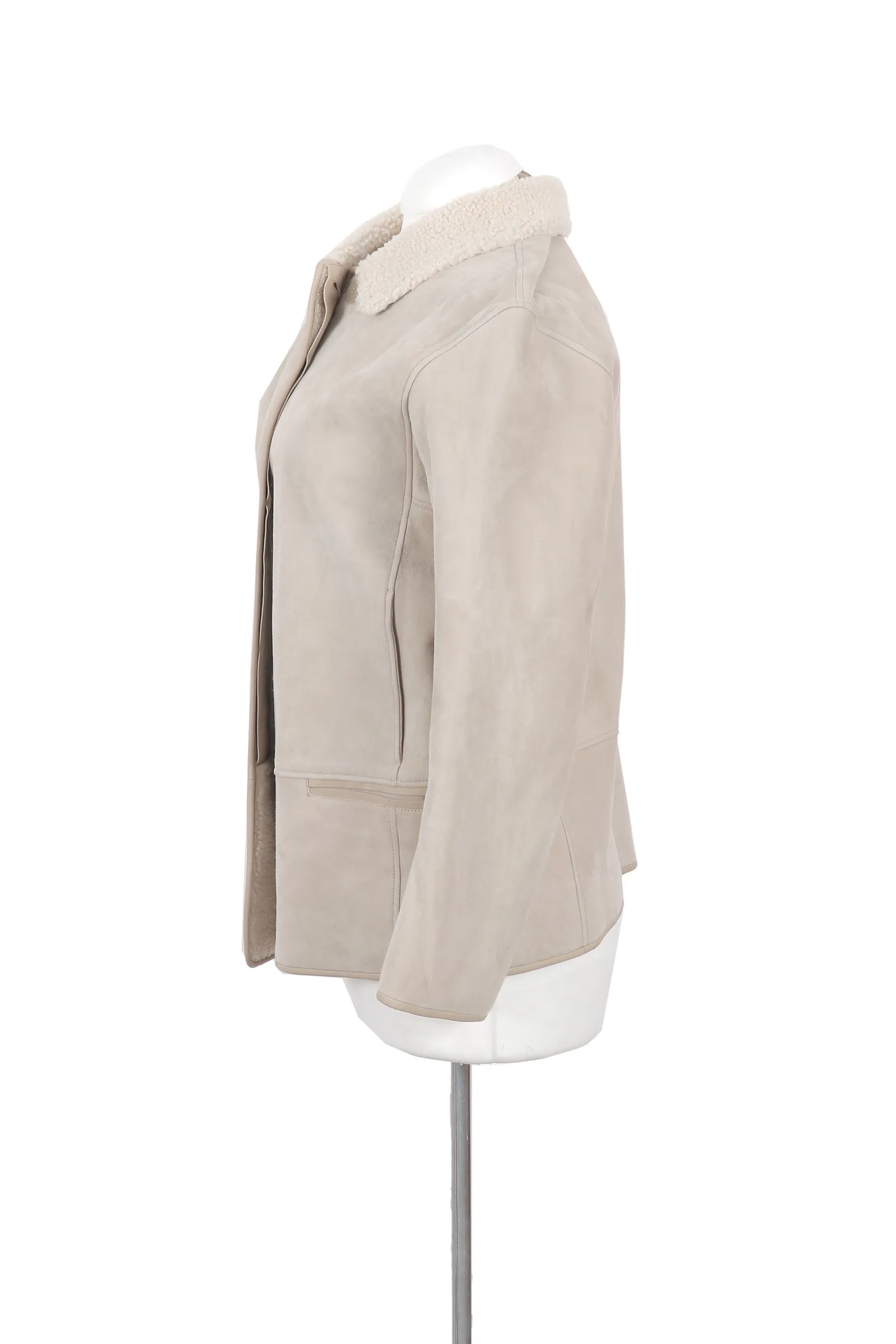 Loro Piana White Sheepskin Jacket