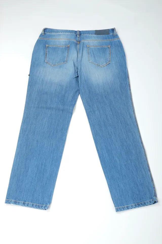 Ermanno Scervino Blue Denim Sequined Jeans