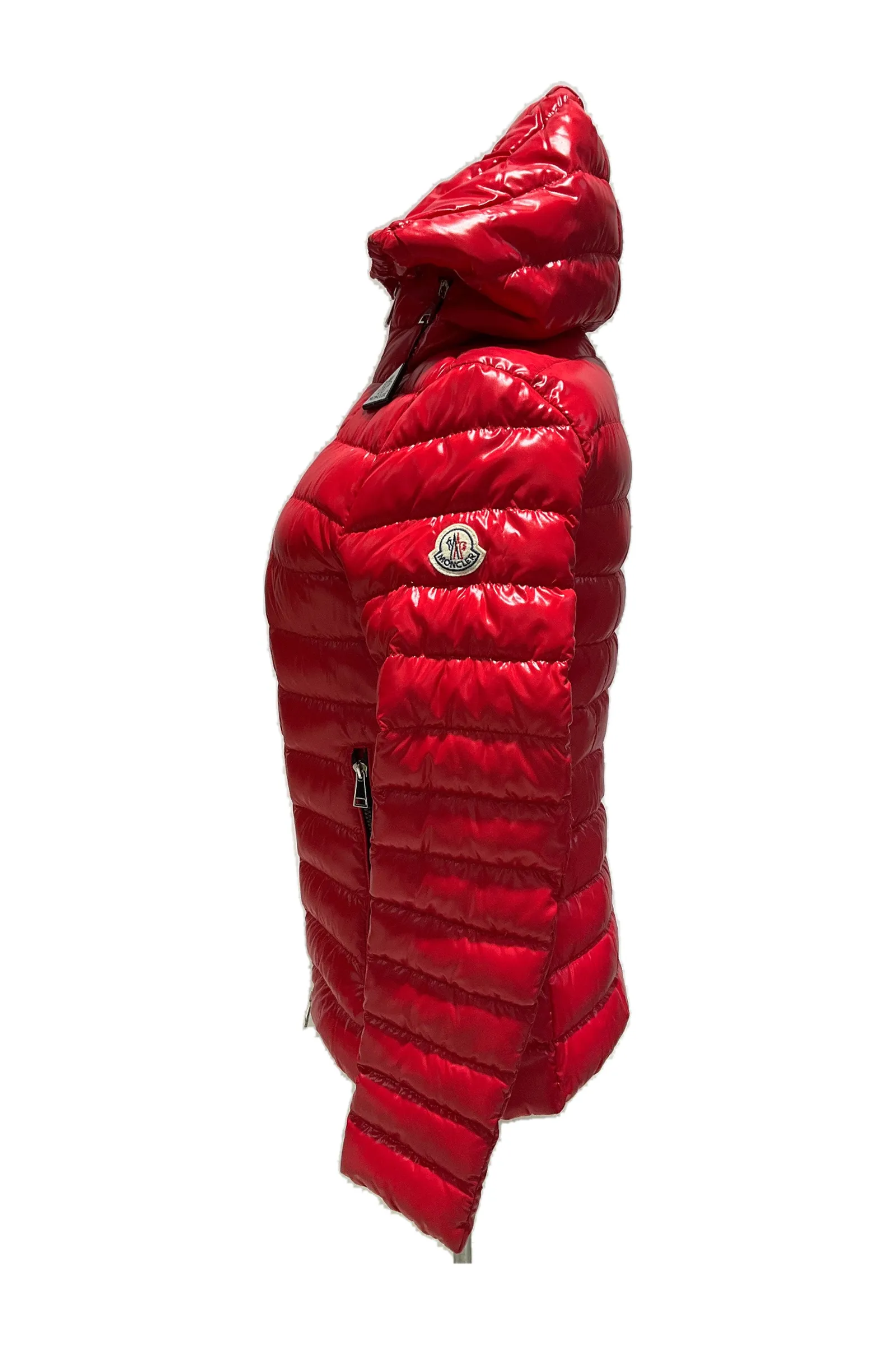 Moncler Red Quilted Puffer Jacket