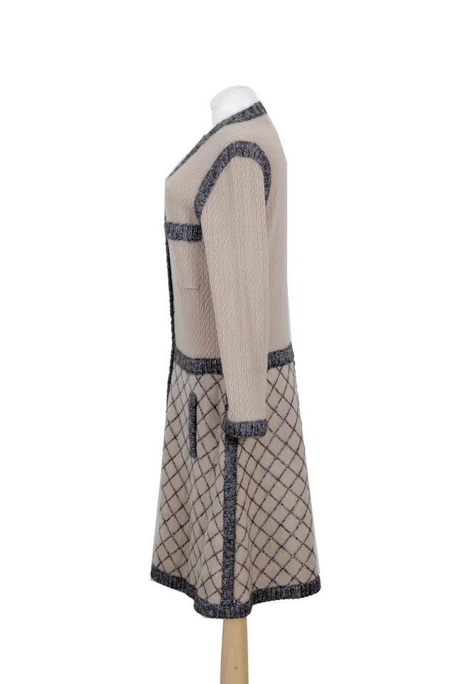 Chanel Pink Quilted Dress