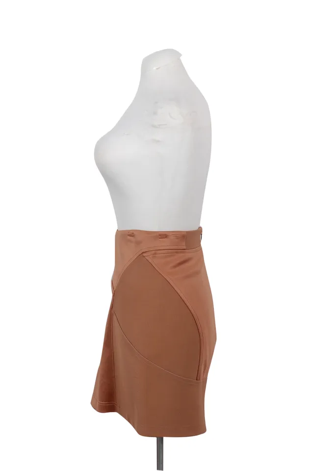 Fenty by Rihanna Tan Brown Cotton Mini Skirt