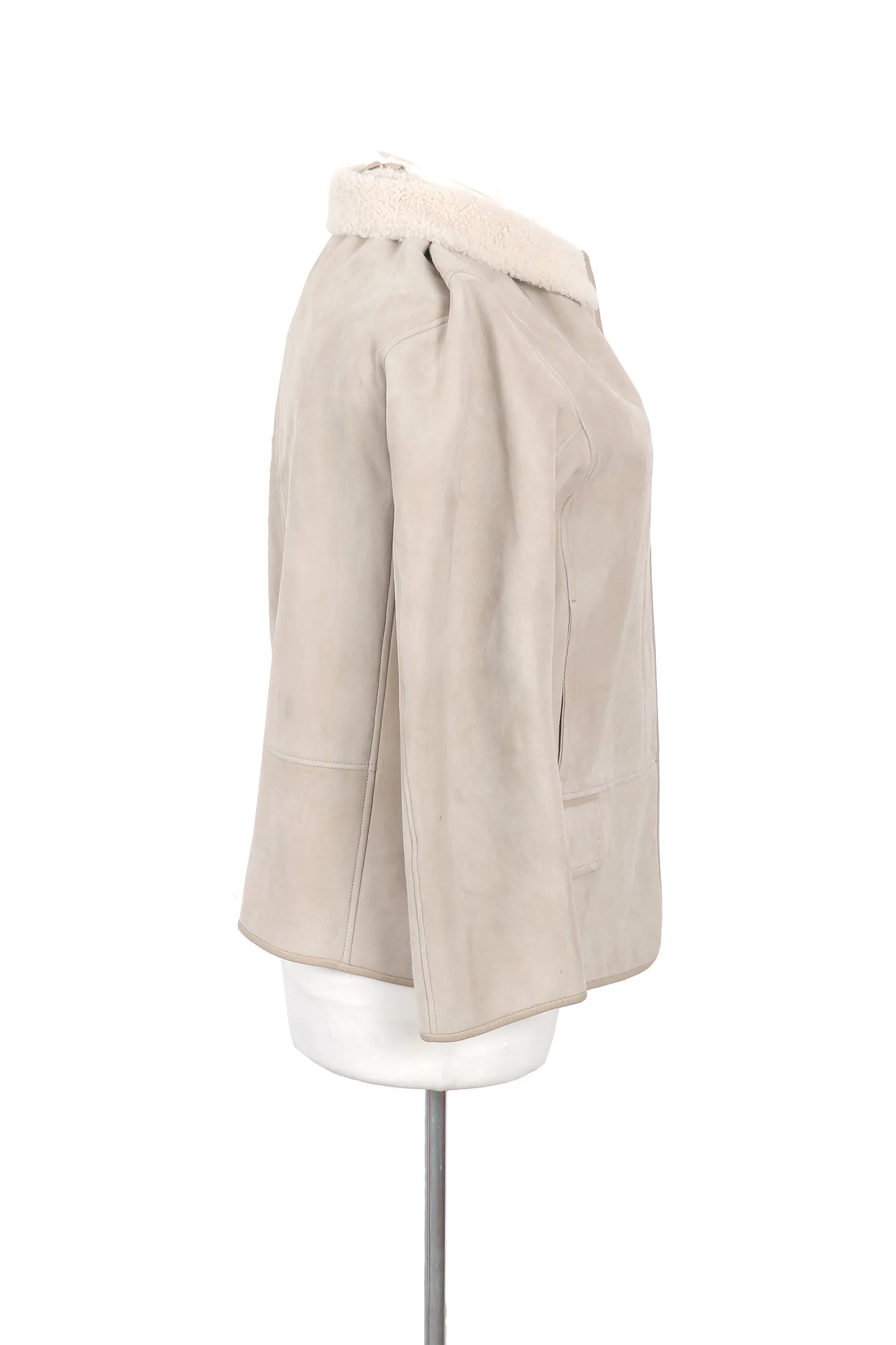 Loro Piana White Sheepskin Jacket
