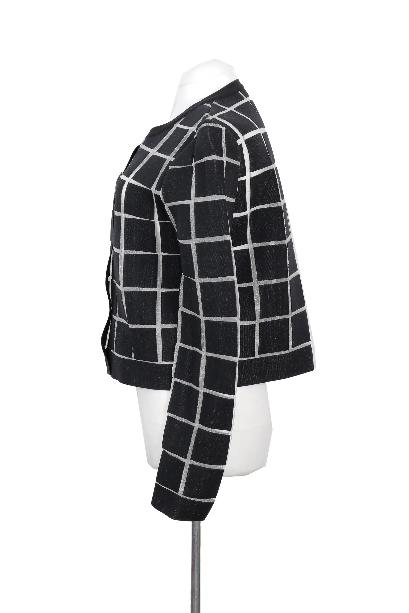 Balenciaga Black Check Jacket
