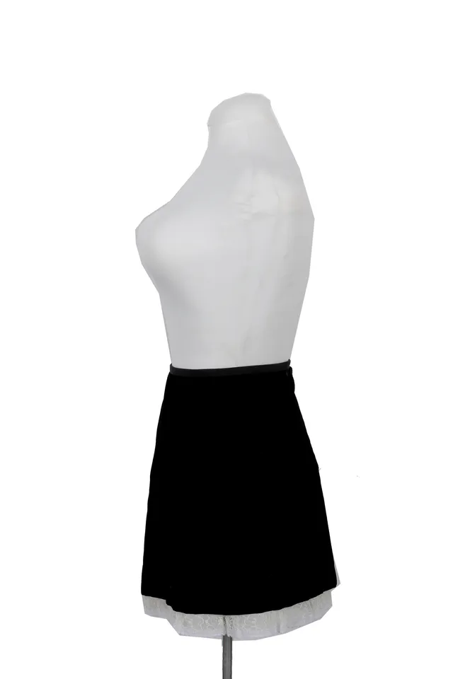 Miu Miu Black Lace Mini Skirt
