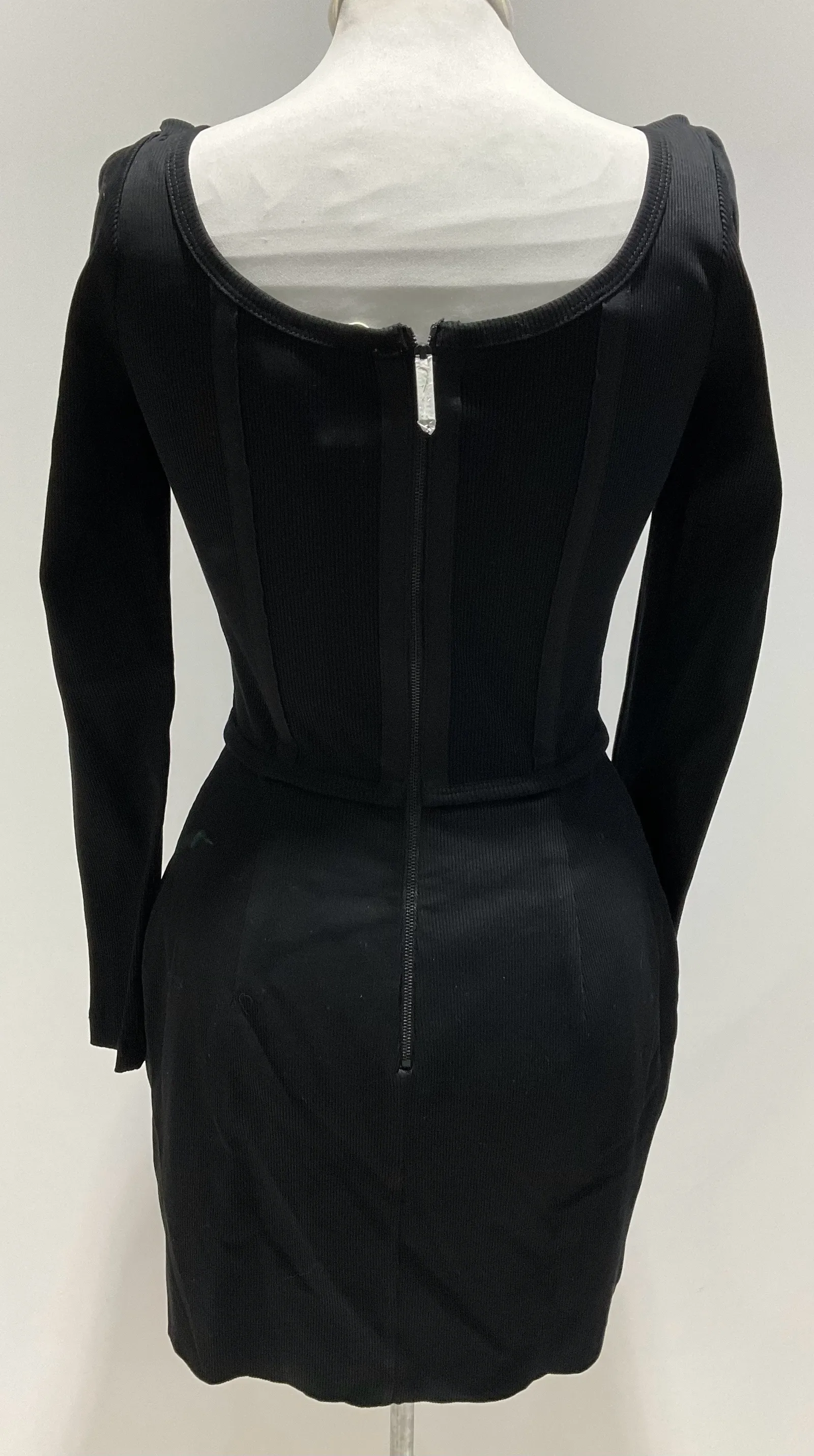 Dion Lee Black Knit Mini Dress