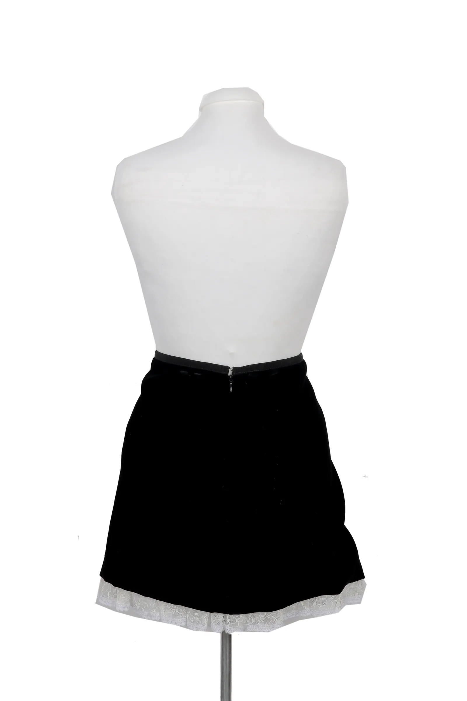 Miu Miu Black Lace Mini Skirt