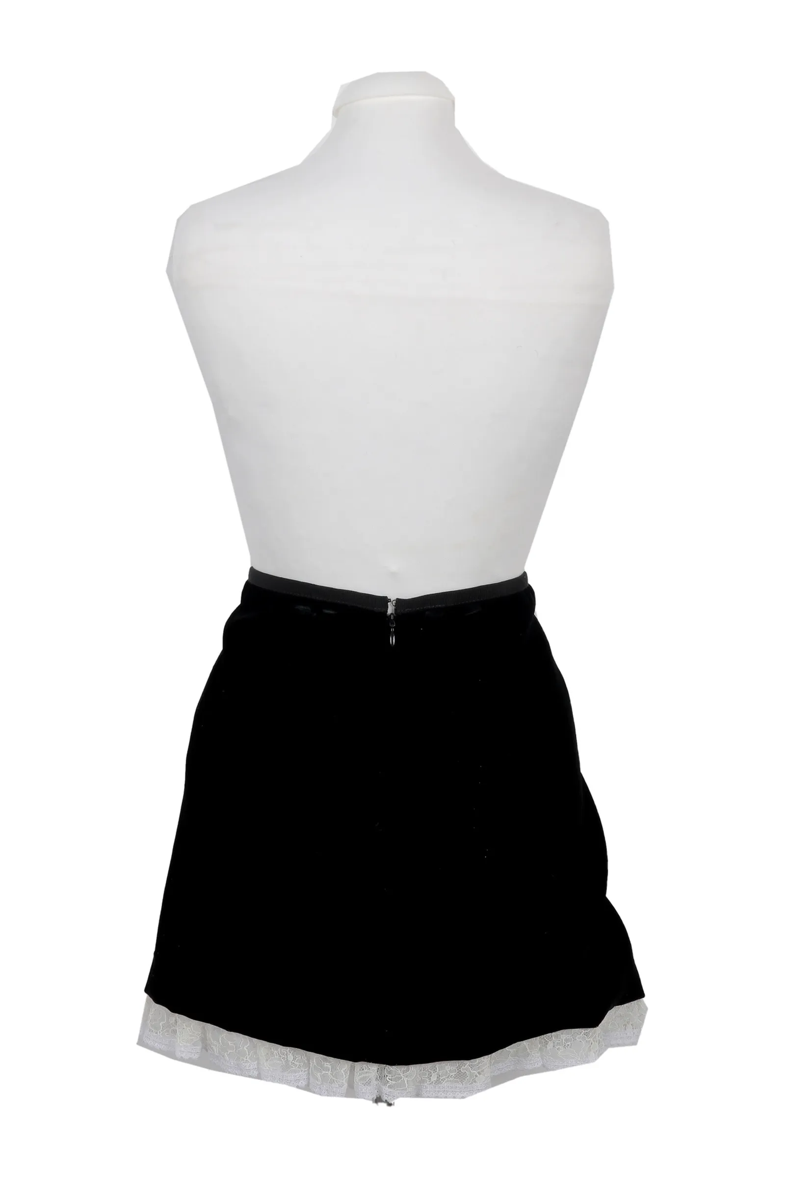 Miu Miu Black Lace Mini Skirt