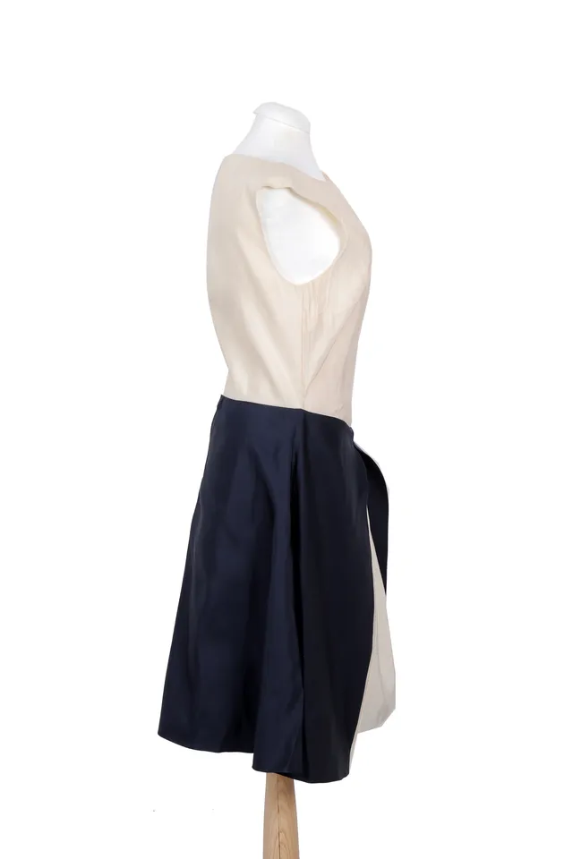 Christian Dior Ivory Silk Dress