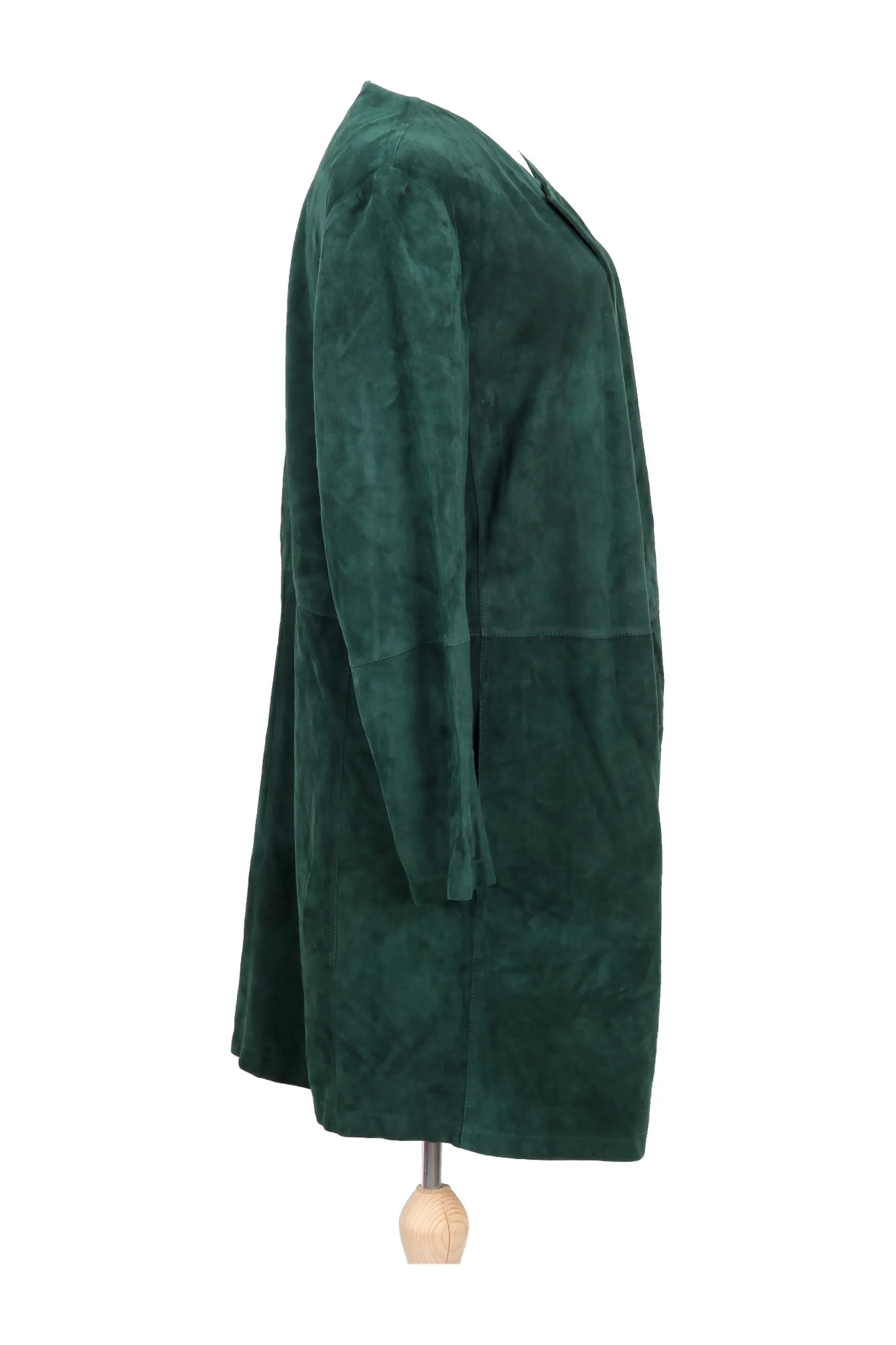 Etro Forest Green Suede Coat