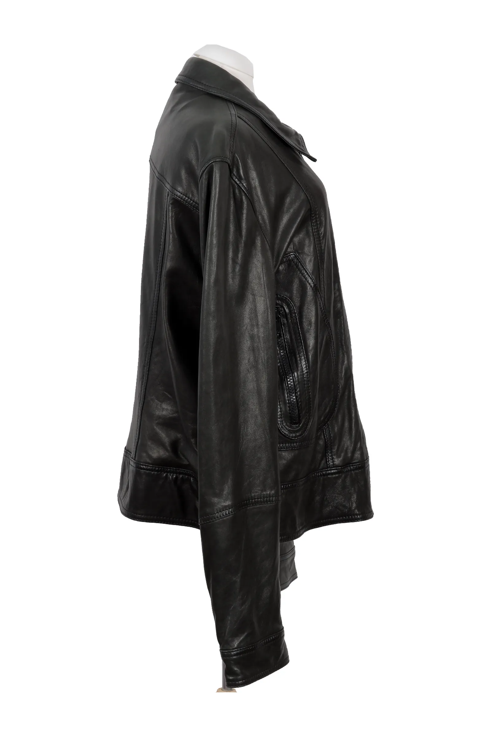 Dolce & Gabbana Black Leather Jacket