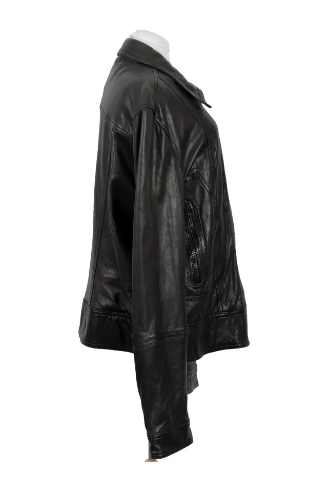 Dolce & Gabbana Black Leather Jacket
