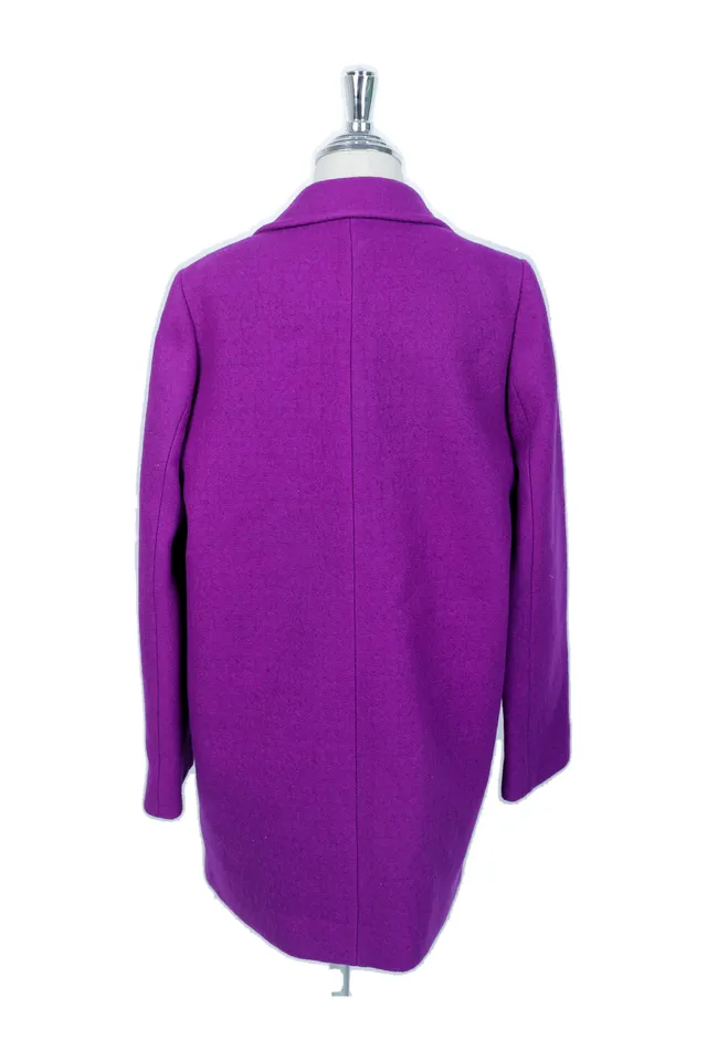 Stella McCartney Magenta Wool Coat