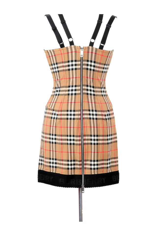 Burberry Beige Check Dress