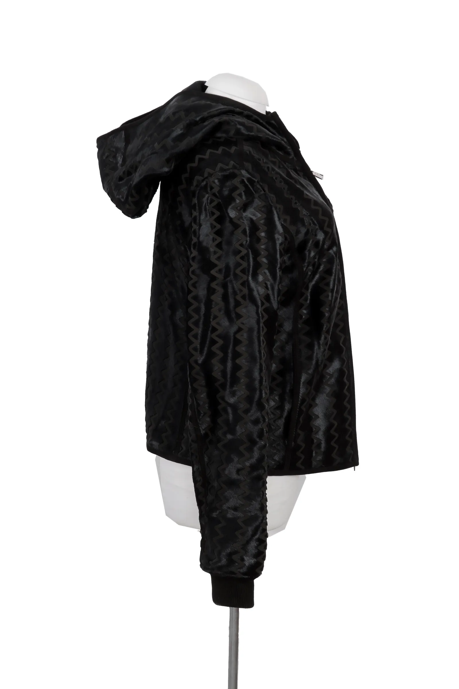 Giorgio Armani Black Ribbed Jacket