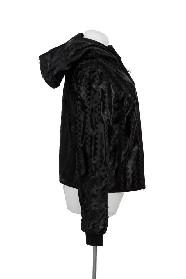 Giorgio Armani Black Ribbed Jacket