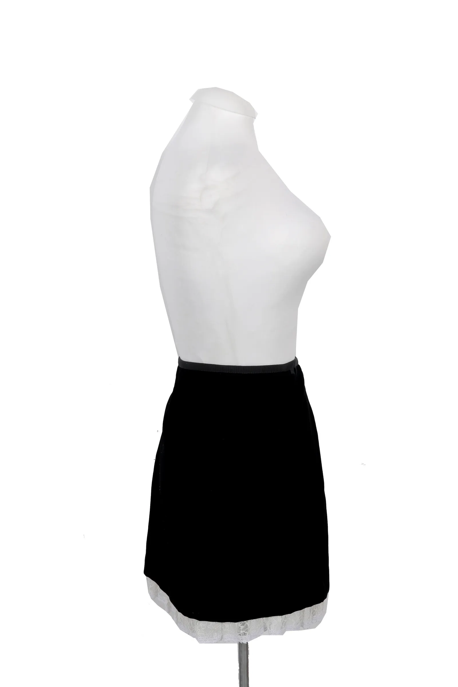 Miu Miu Black Lace Mini Skirt