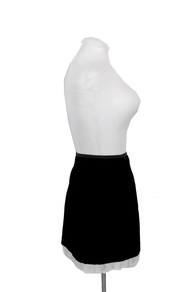 Miu Miu Black Lace Mini Skirt