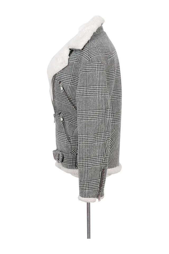 Ermanno Scervino Grey Check Jacket