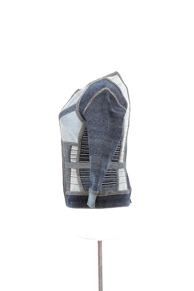 Hevier Blue Denim Jacket