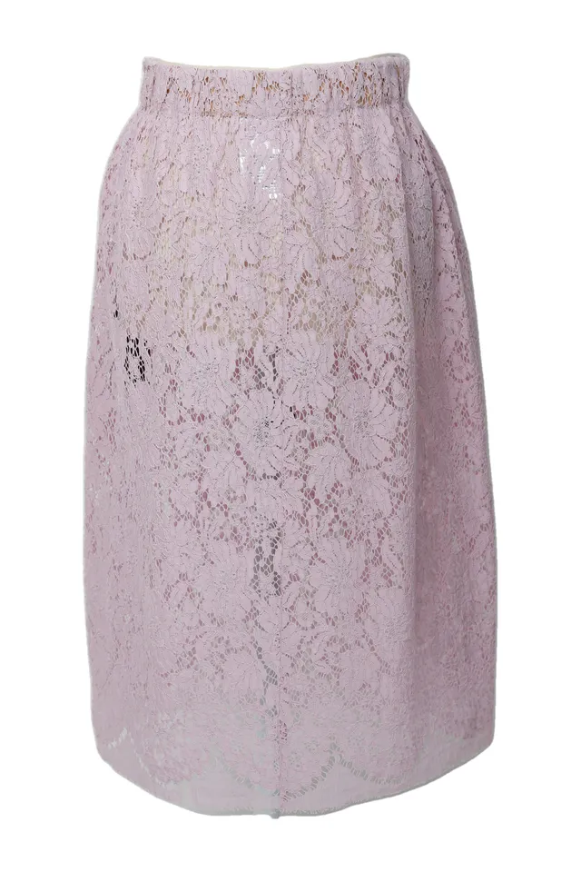 Gucci Pink Floral Skirt