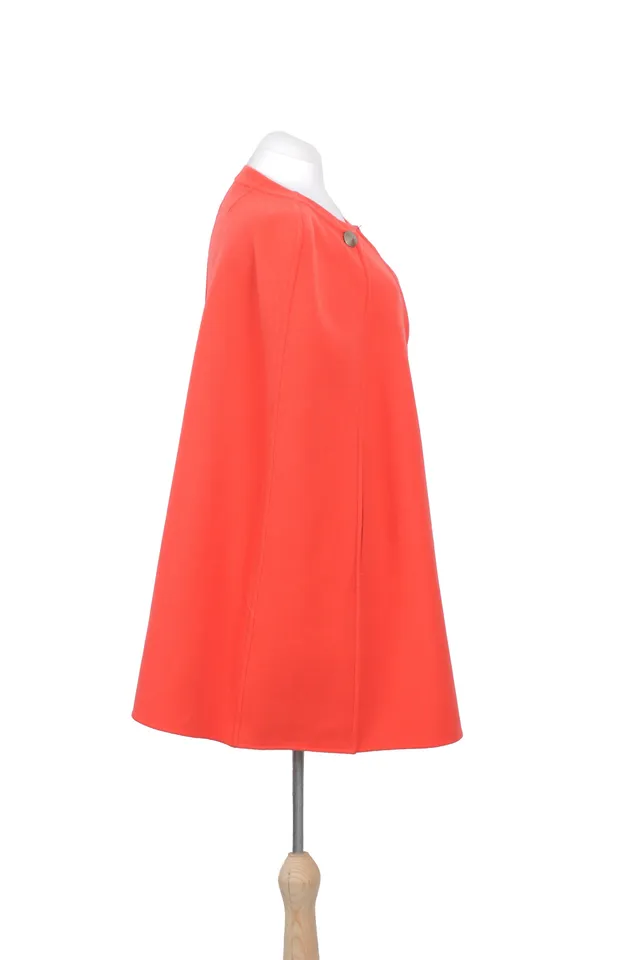 St John Coral Orange Metallic Cape