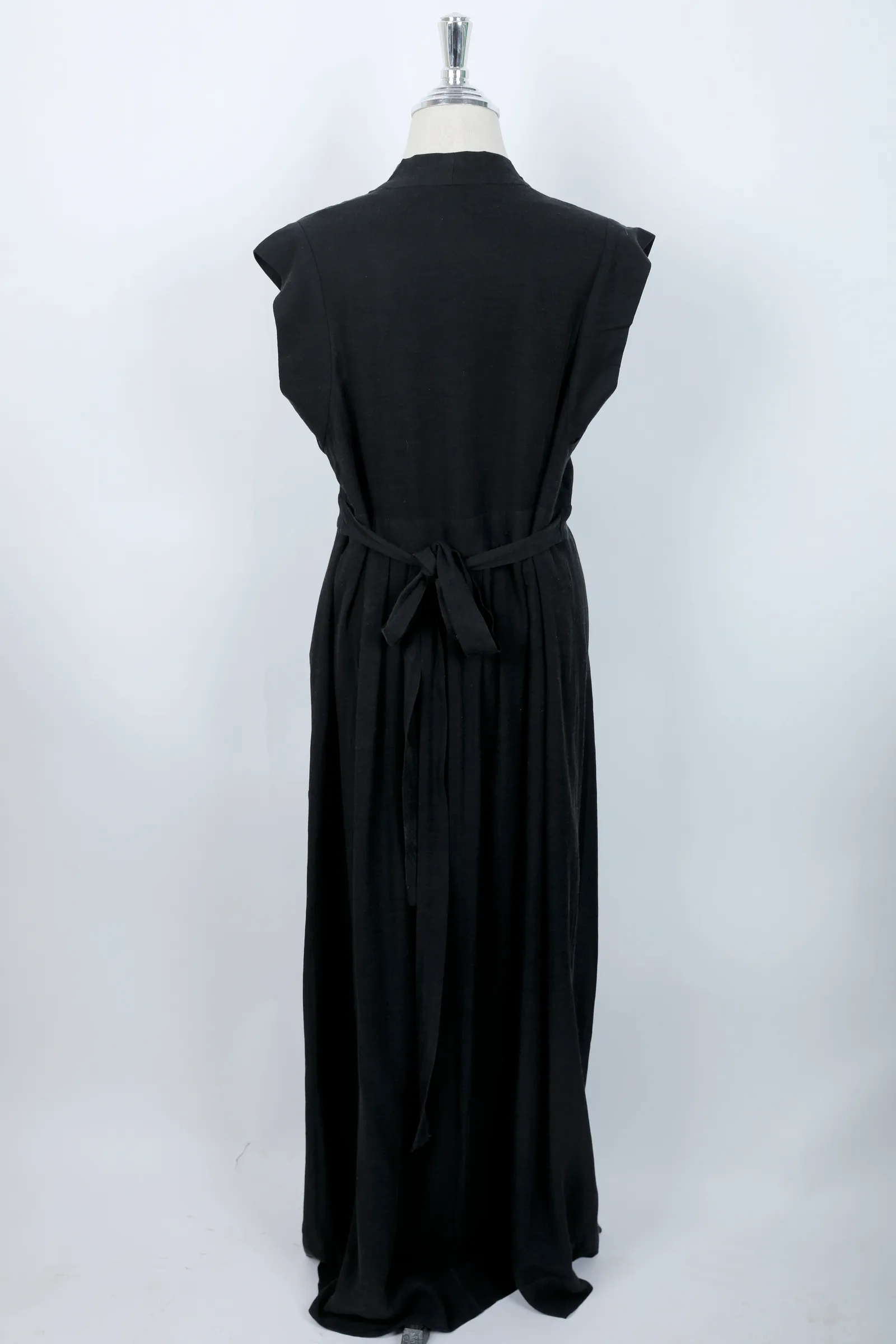 Isabel Marant Black Silk Maxi Dress