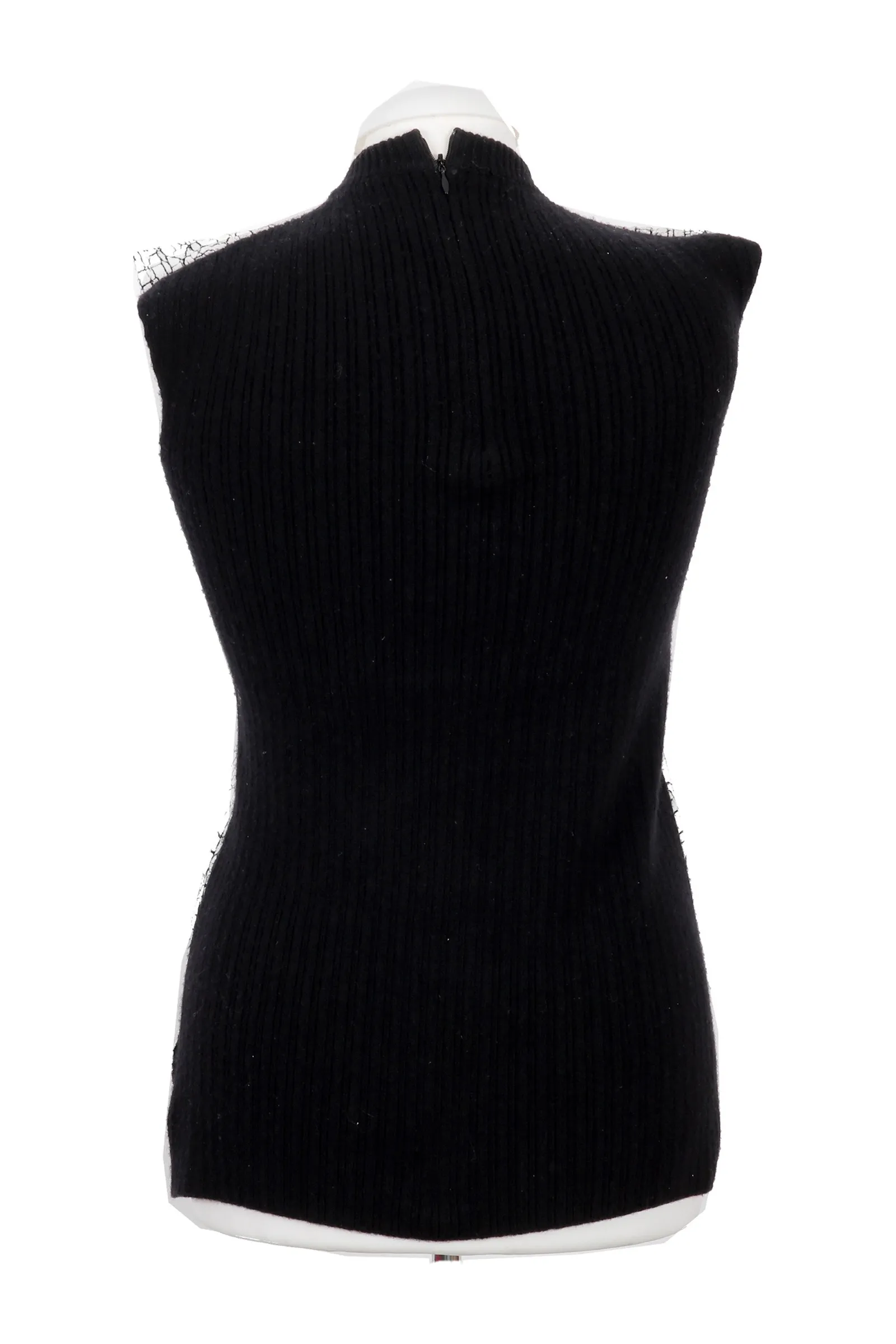 Balenciaga White Knit Sweater Vest