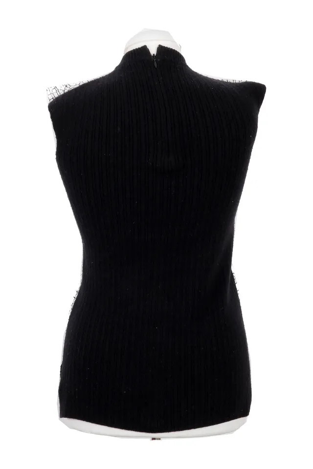 Balenciaga White Knit Sweater Vest