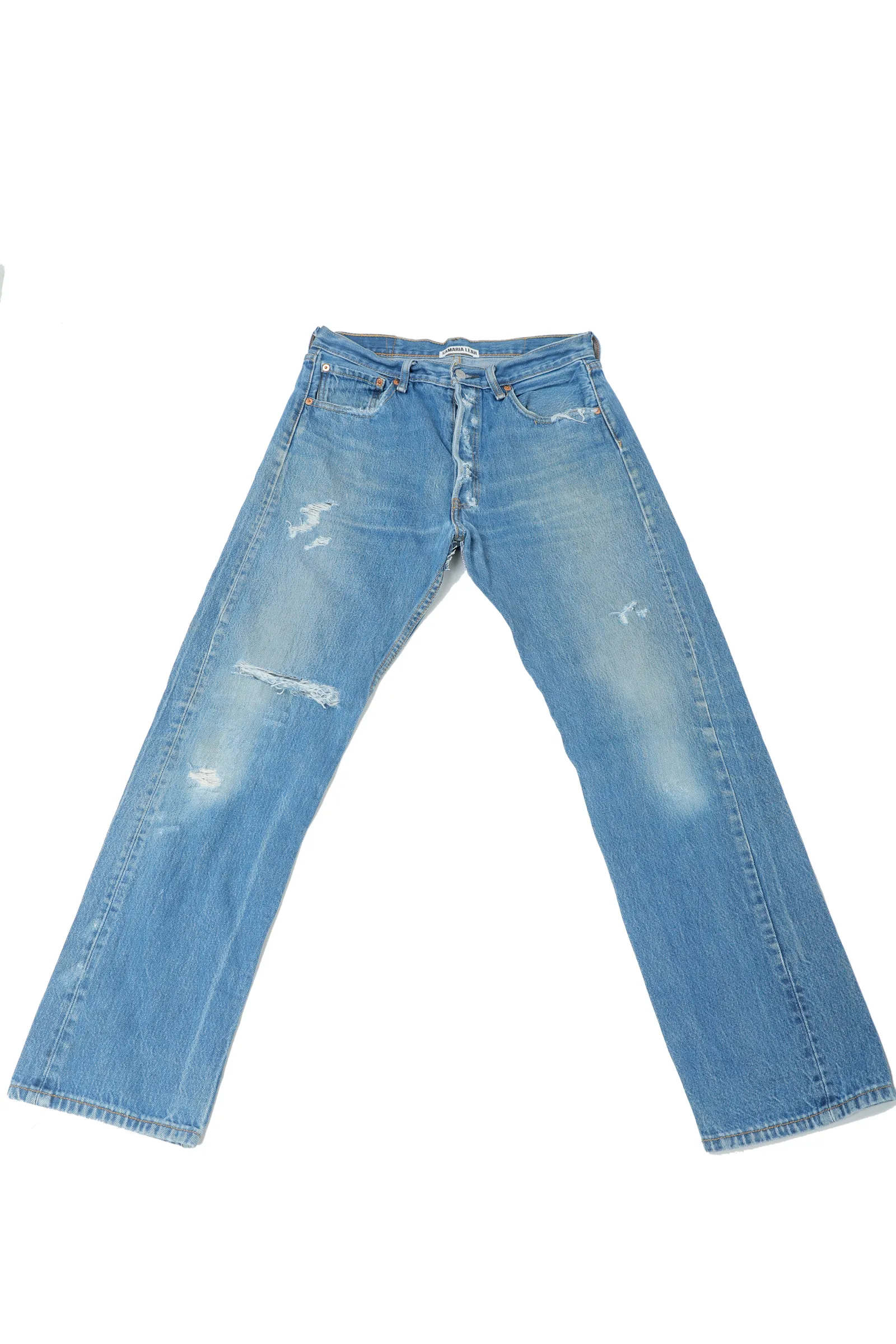 Stella McCartney Blue Denim Printed Jeans