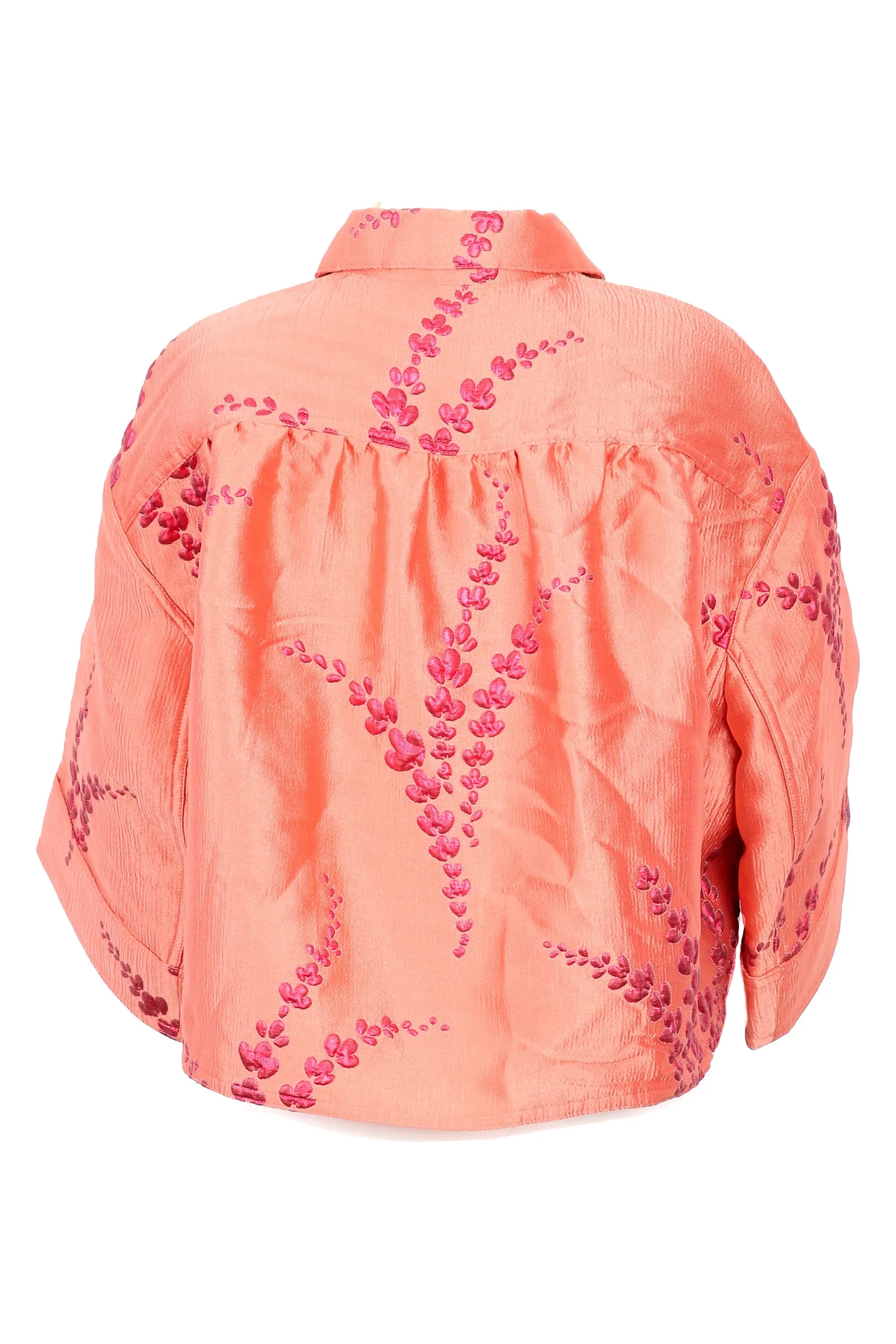 Dries Van Noten Coral Floral Jacket
