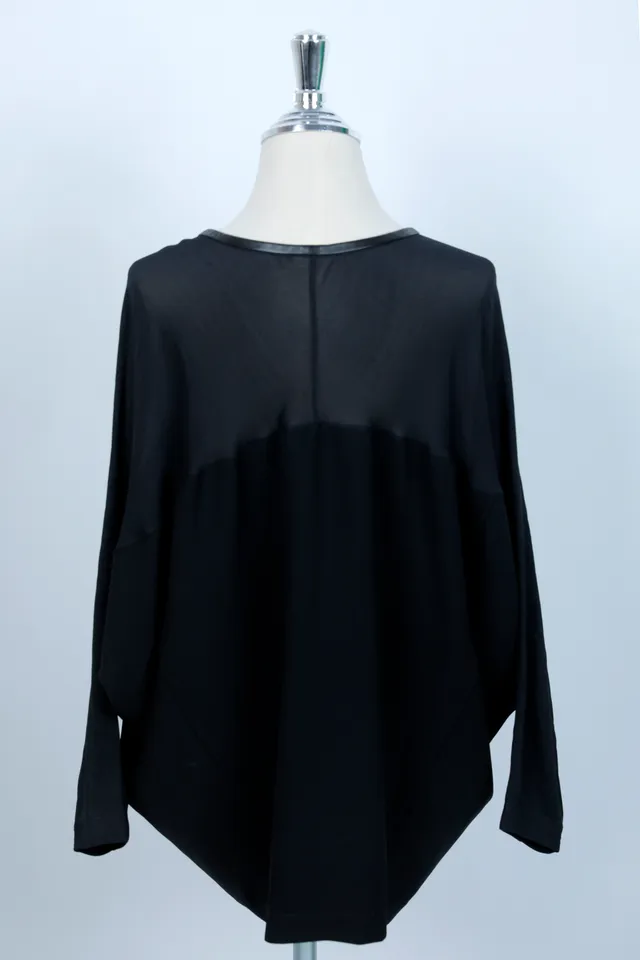 Barbara Bui Black Leather Top