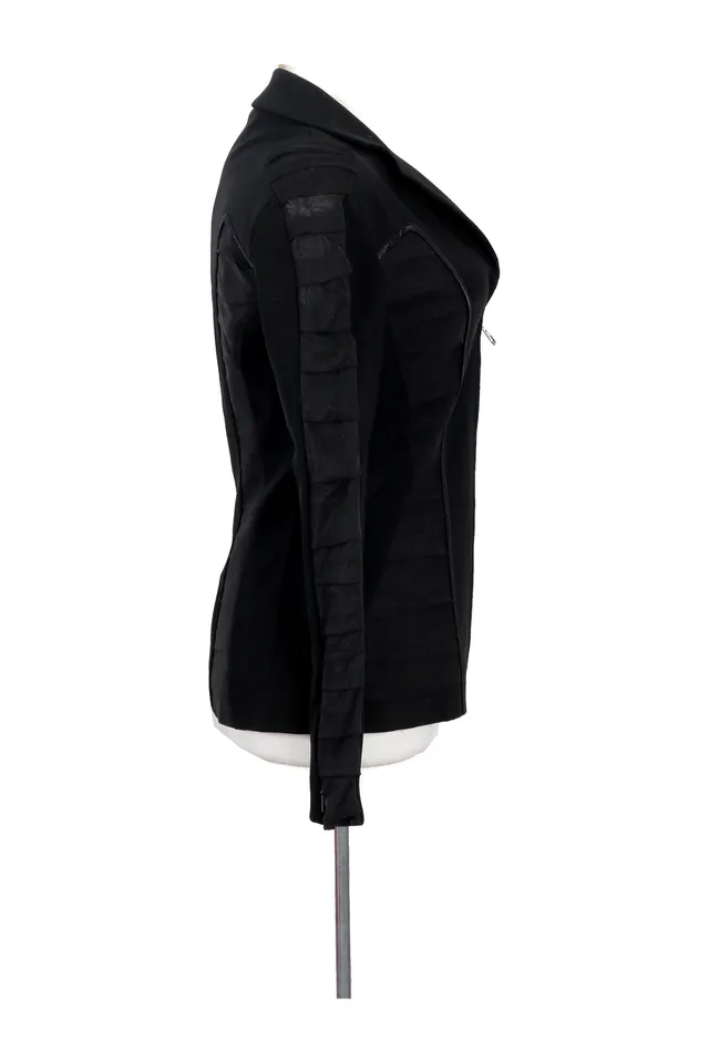 Versace Black Ribbed Jacket