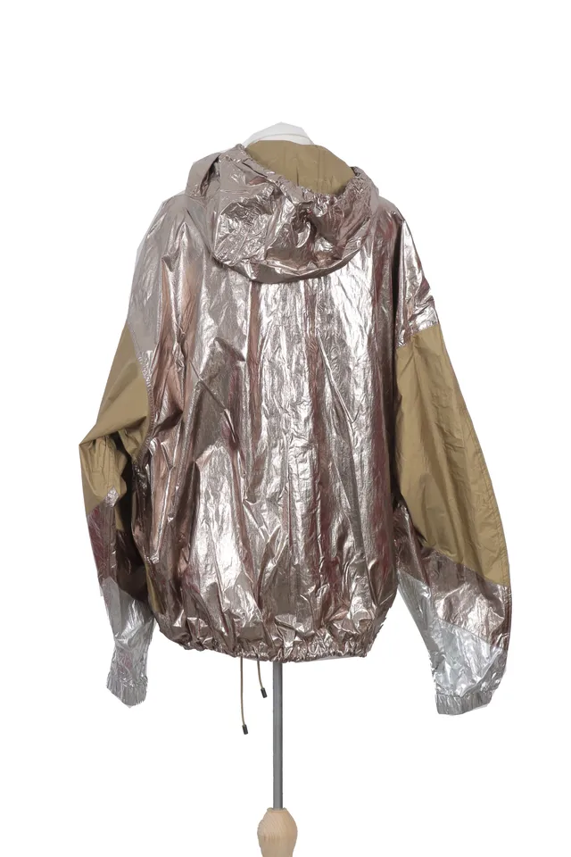 Isabel Marant Khaki Metallic Coat
