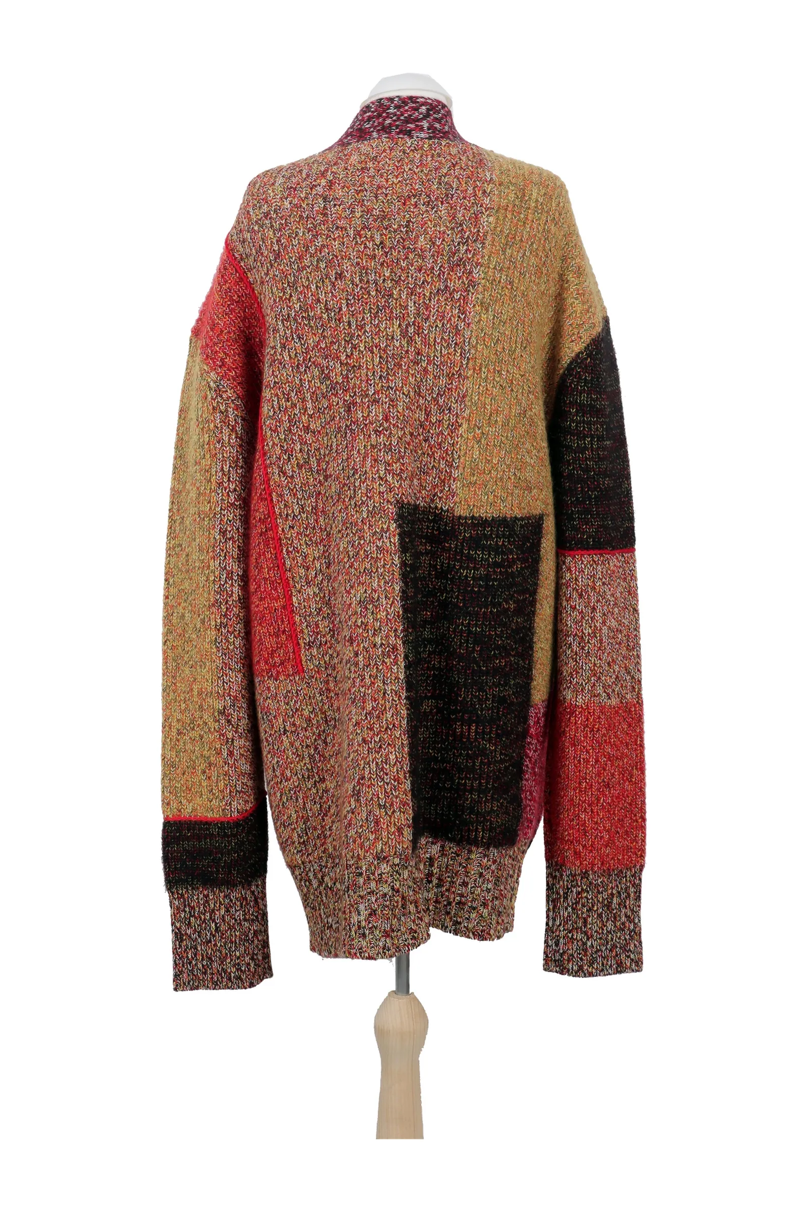 Burberry Multi Color Ribbed Cardigan