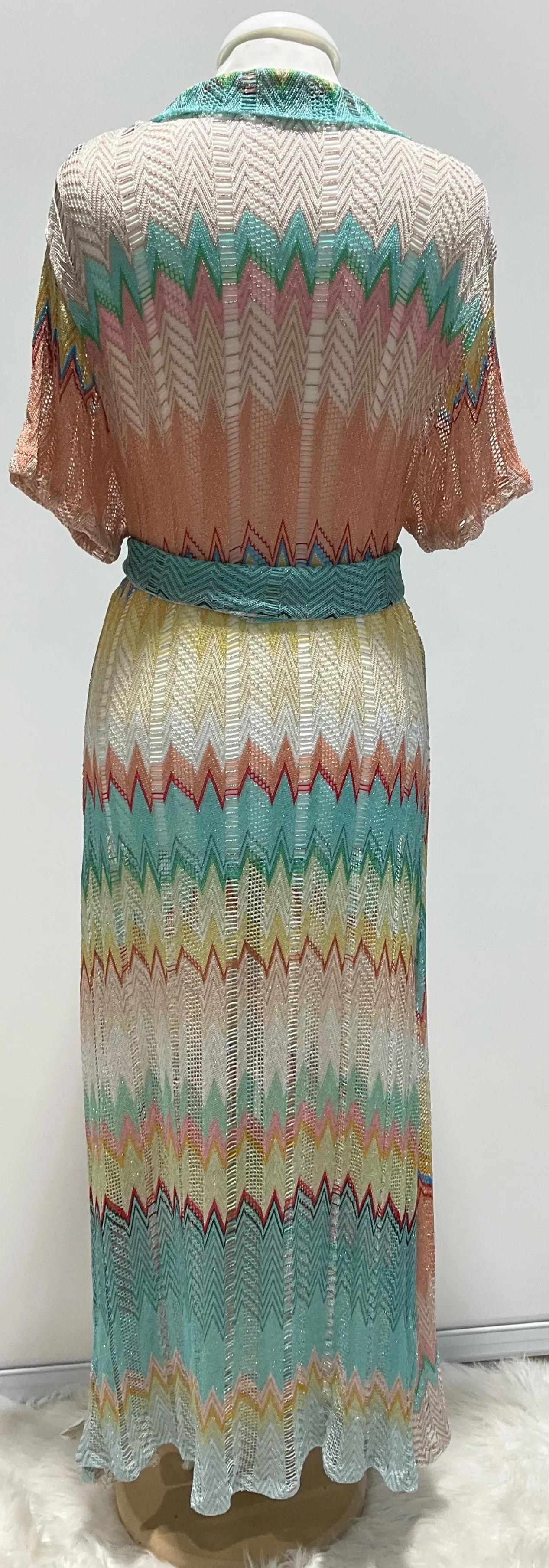 Missoni Multicolour Teal Knit Cardigan
