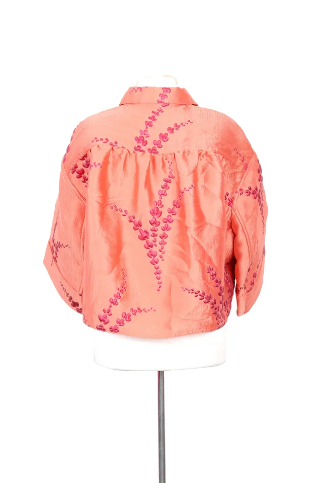 Dries Van Noten Coral Floral Jacket