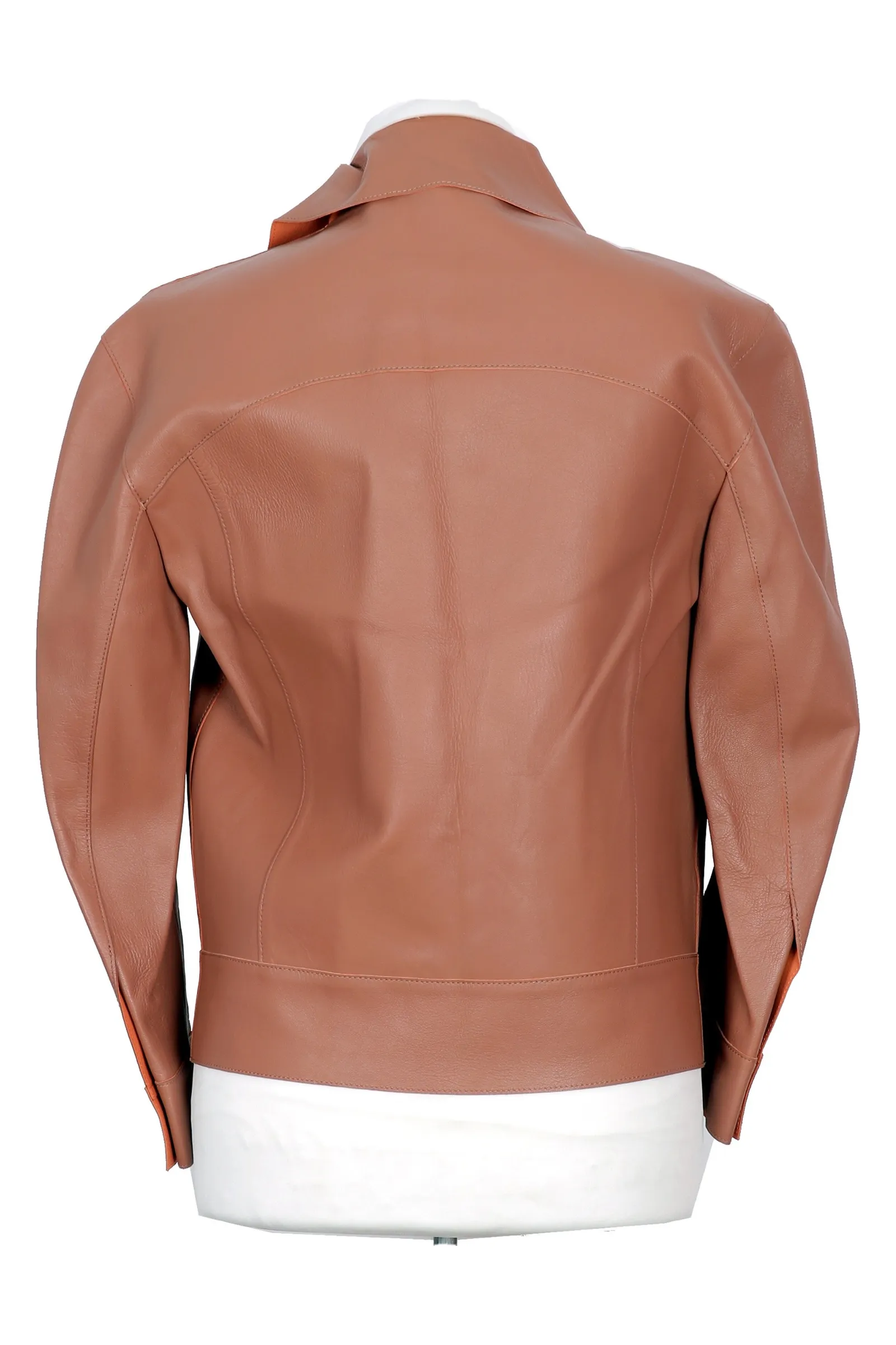 Marni Brown Leather Jacket
