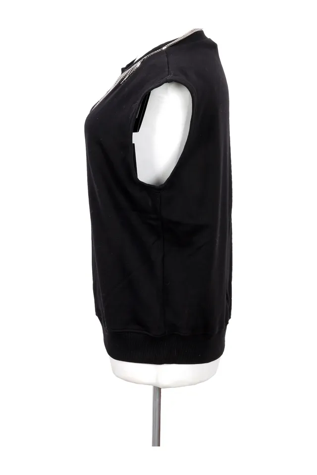 Yves Saint Laurent Black Embellished Top
