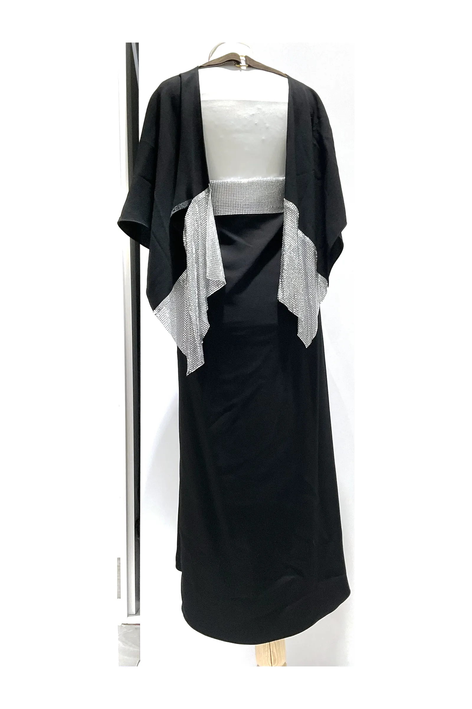 JW Anderson Black Embellished Kaftan