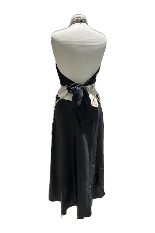 Nue Black Embellished Two-Piece Set