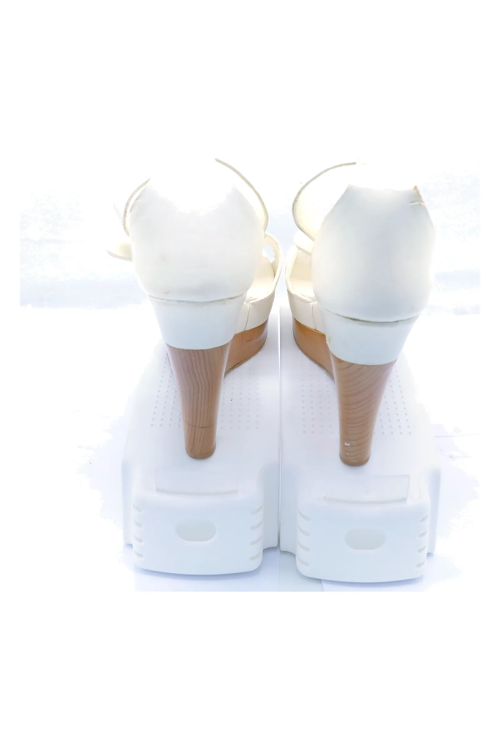 Stella McCartney White Leather Sandals