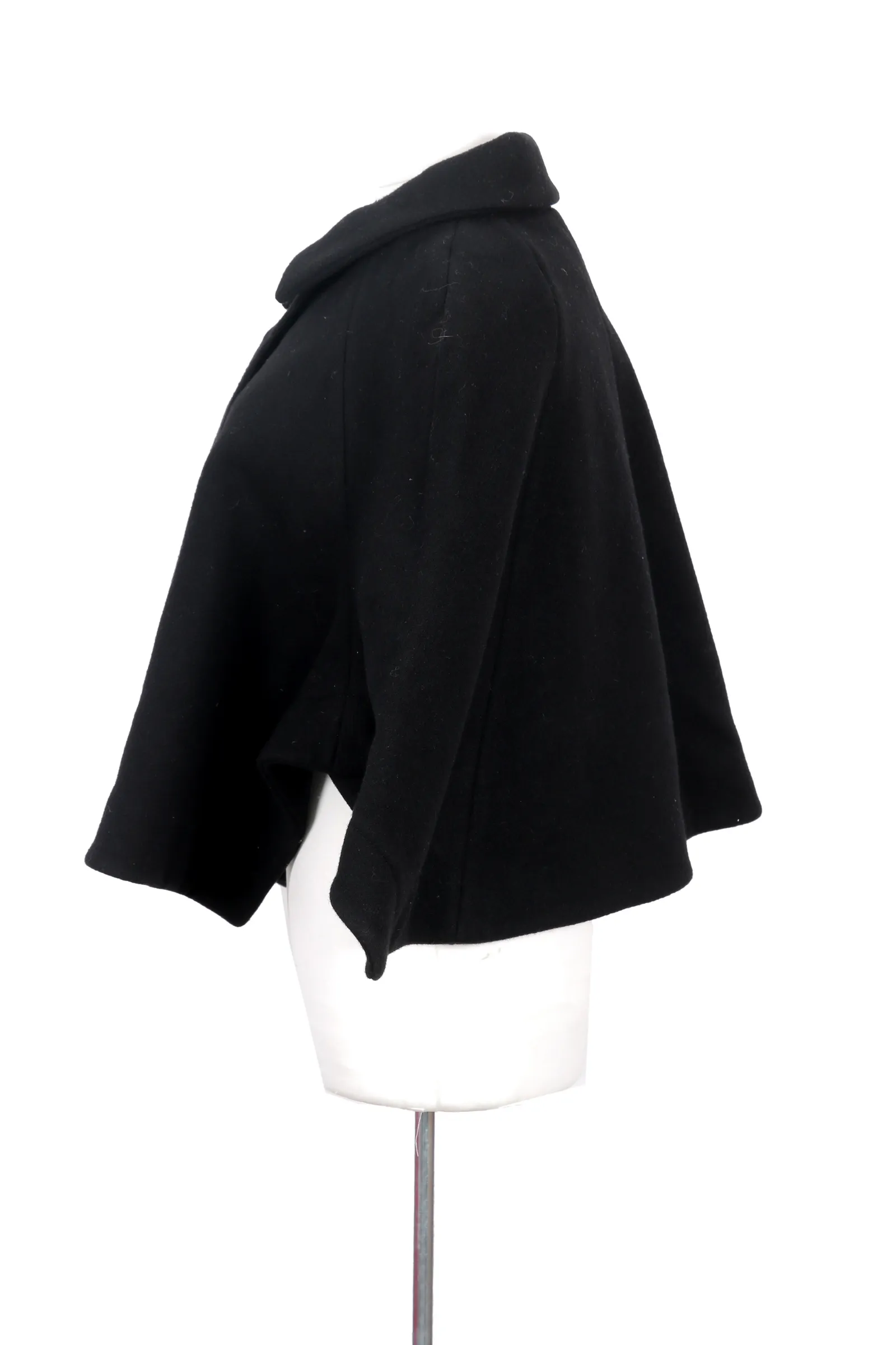 Chloe Black Wool Cape