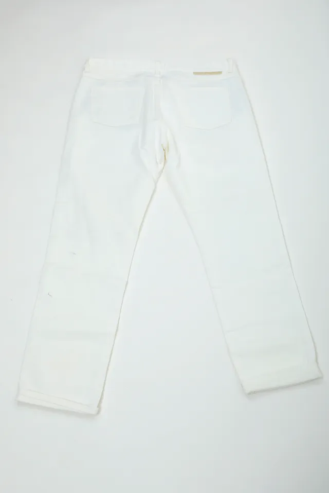 Stella McCartney White Floral Jeans