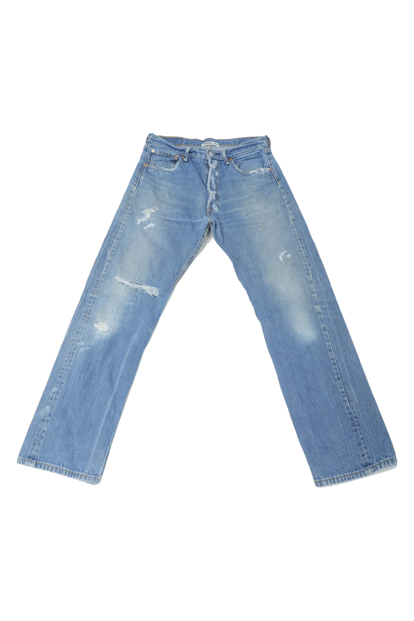 Stella McCartney Blue Denim Printed Jeans