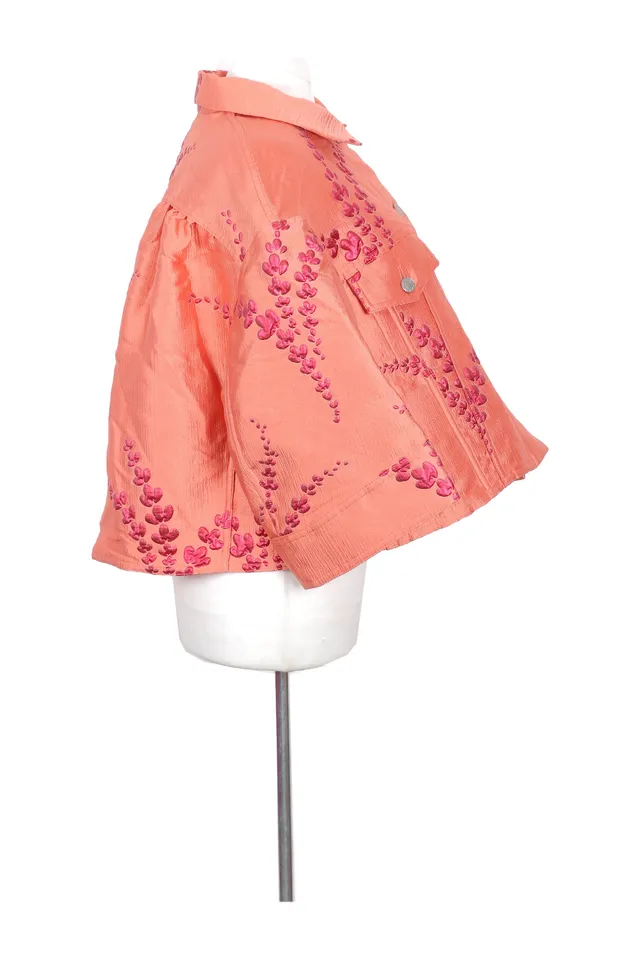 Dries Van Noten Coral Floral Jacket